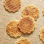 Pizzelle-Waffelplätzchen