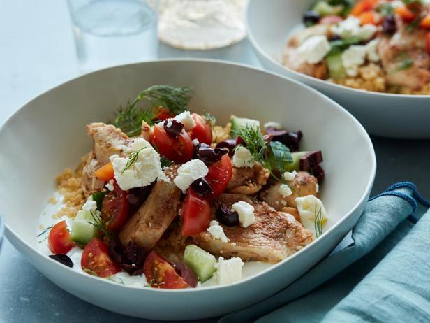 Foto des Gerichts – Hähnchen-Couscous-Bowl aus dem Schongarer