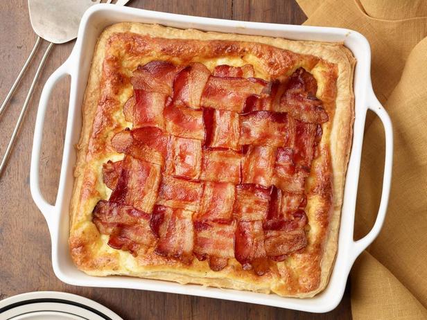 Foto des Gerichts – Frühstückspastete mit Omelett und Speckgitter