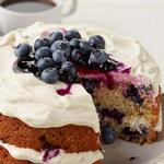 Blaubeerkuchen zum Frühstück