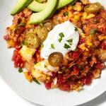 Bohnen- und mexikanische Chips-Auflauf aus dem Slow Cooker