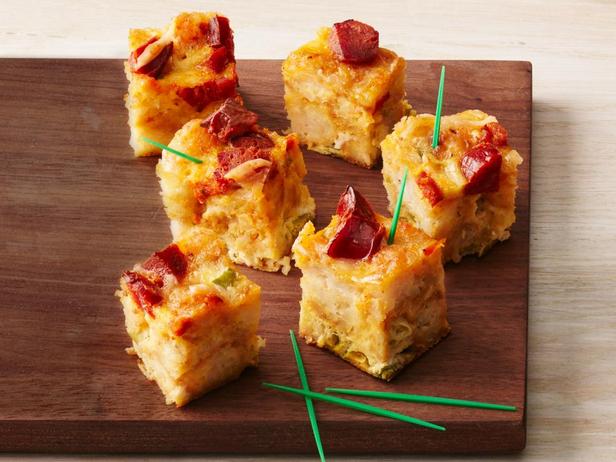 Foto des Gerichts – Vorspeise mit Kartoffelbällchen und Chorizo