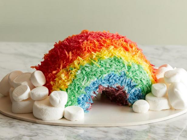 Foto des Gerichts – Regenbogen-Cupcake