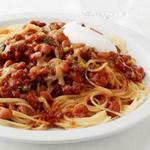 Spaghetti mit Chili-Fleischsoße