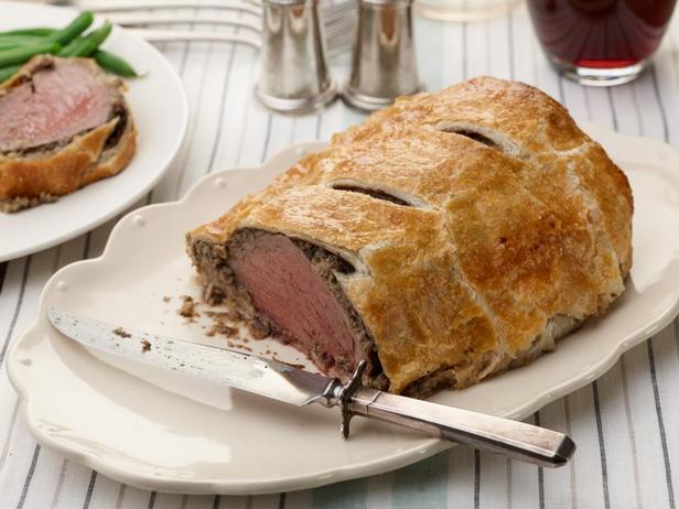 Foto des Gerichts – Beef Wellington mit Pilzen
