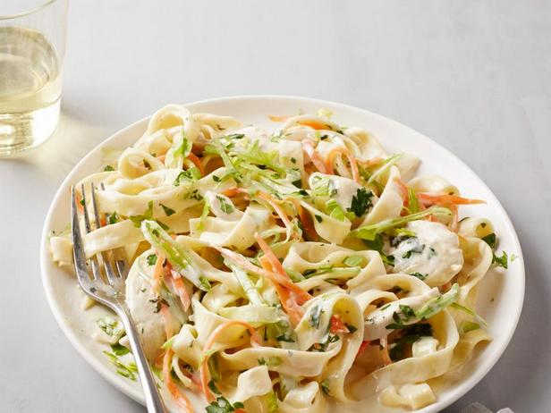 Foto des Gerichts – Cremige Pasta mit Hähnchen