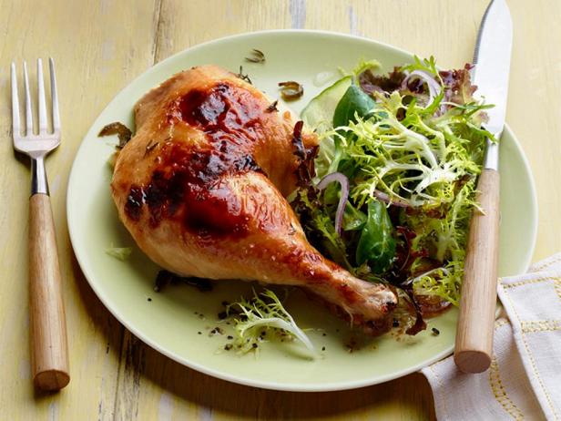 Foto des Gerichts – Ofengebackenes Hähnchen in Honig-Limetten-Marinade