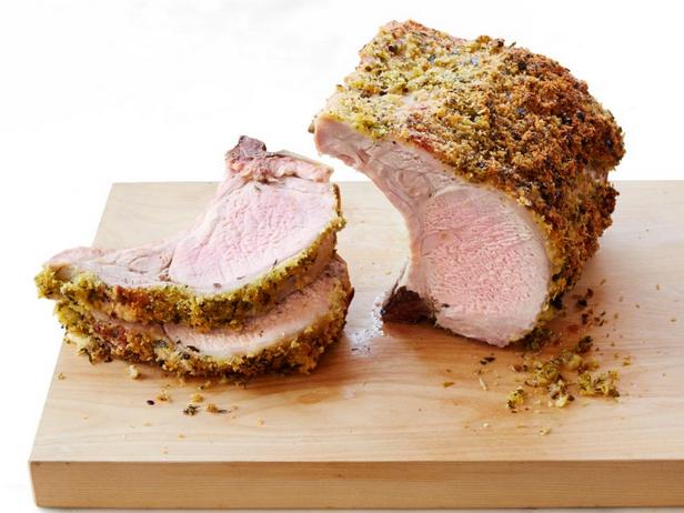 Foto des Gerichts – Paniertes Schweinefleisch mit Senf und Kräutern