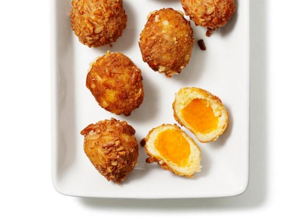 Foto des Gerichts – Frittierter Käse in Brezelpanade