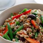Mediterraner Dinkelsalat