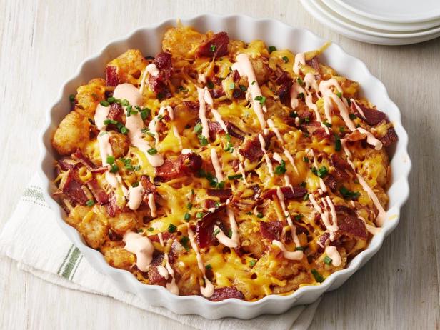 Foto des Gerichts – Kartoffelbällchenauflauf mit Käse und Speck