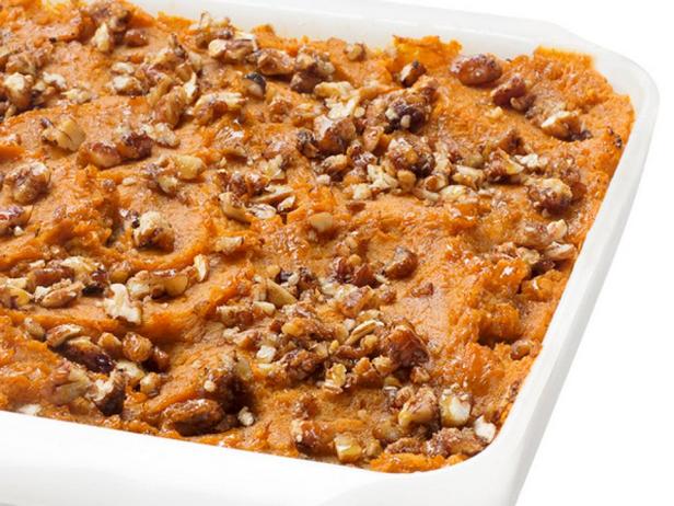 Foto des Gerichts – Süßkartoffelauflauf mit Nussstreuseln
