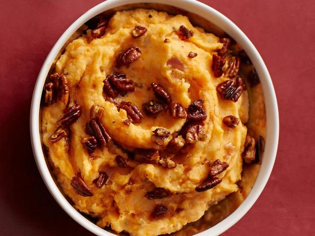 Foto des Gerichts – Süßkartoffelpüree mit karamellisierten Nüssen
