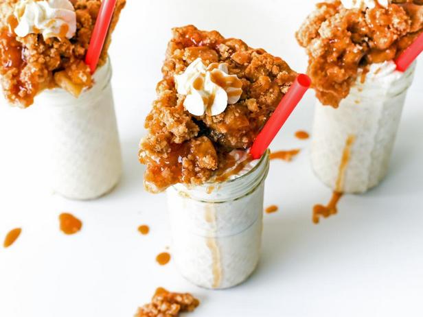 Apfelkuchen-Milchshake