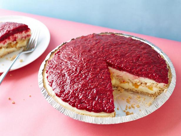 Foto des Gerichts – Melba-Pfirsichpudding-Torte mit Snickerdoodle-Keksen