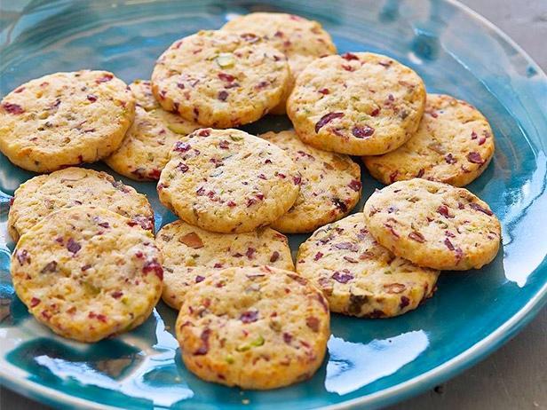음식 사진 - 치즈, 크랜베리, 피스타치오가 들어간 쿠키
