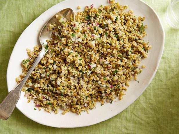 Zubereitung - Vollkorn-Freekeh mit drei Kräutern