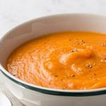 Süß-saure Butternusskürbissuppe