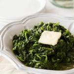 Gebratener Spinat mit Knoblauch