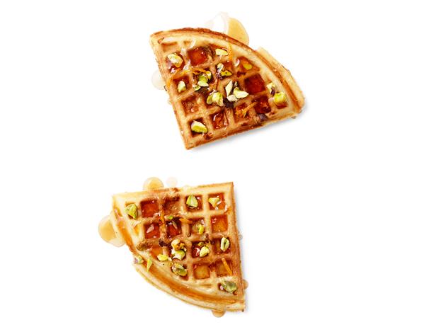 43. Pistazienwaffeln