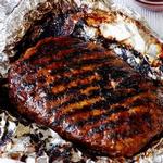 Gegrillter Hackbraten in Folie