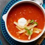 Tomaten-Tortilla-Suppe