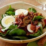 Perfekter Spinatsalat