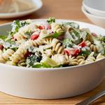 Fusilli-Nudeln mit Zitrone und Rucola