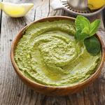 صلصة غمس البازلاء الخضراء