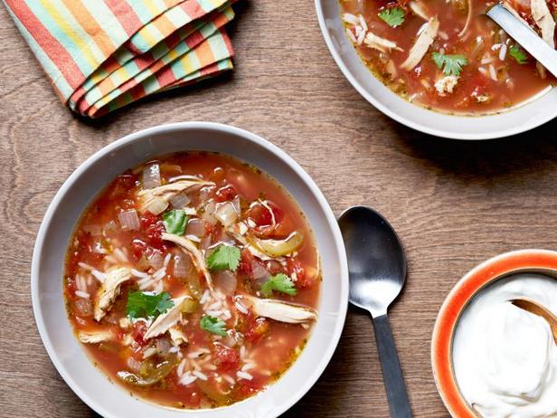 Rezept für mexikanische Hühner-Reis-Suppe