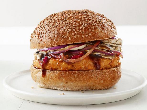 Asiatische Hähnchenburger