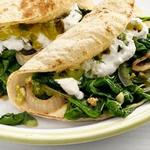 Tacos mit Ricotta und Spinat
