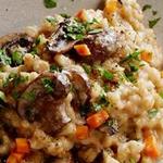 Gerstenrisotto mit Pilzen aus dem Schongarer