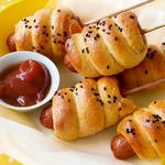 Mini-Corn-Dogs im Ofen