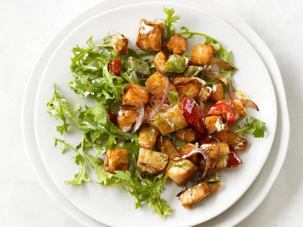 Bratkartoffeln mit Lachs
