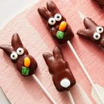 Marshmallow-Hasen am Stiel