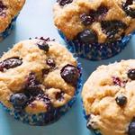 Vegane Blaubeermuffins