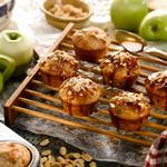 Apfel-Vanille-Mini-Muffins mit Apfelglasur