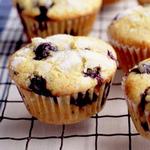 Doppelte Blaubeermuffins