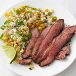 Steak mit Chili und Sahne-Mais