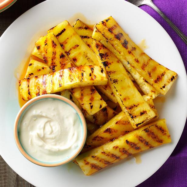 Zubereitung - Gegrillte Ananas