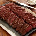 Mariniertes gegrilltes Hanger-Steak
