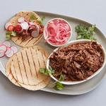 Gegrillte Rindfleisch-Barbacoa-Tacos