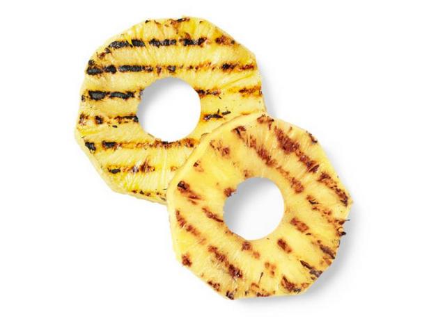 Zubereitung - Gegrillte Ananasringe