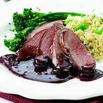 Entenbrust mit Kirsch-Zitrus-Geschmack