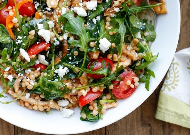 Zubereitung - Sommersalat mit Ptitim