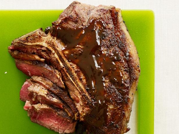 Zubereitung - Porterhouse-Steak mit Balsamico-Sauce