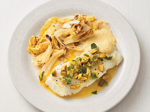 Zubereitung - Kabeljau mit Mandel-Sesam-Sauce