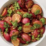 Geröstete Radieschen mit Chili-Limetten-Dressing