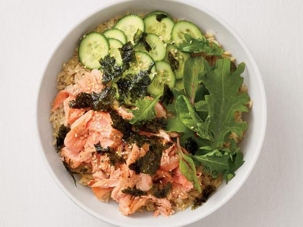 Zubereitung – Lachs-Reis-Bowl